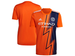 New York City FC 2022/23 Away Orange The Volt Team Jersey