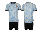 Portugal 2024 Away White/Light Blue Soccer Jersey