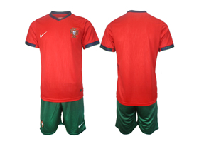 Portugal 2024 Home Red Soccer Jersey