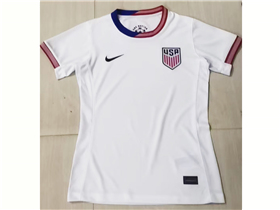 USA 2024 Home White Women's Soccer Team Jersey